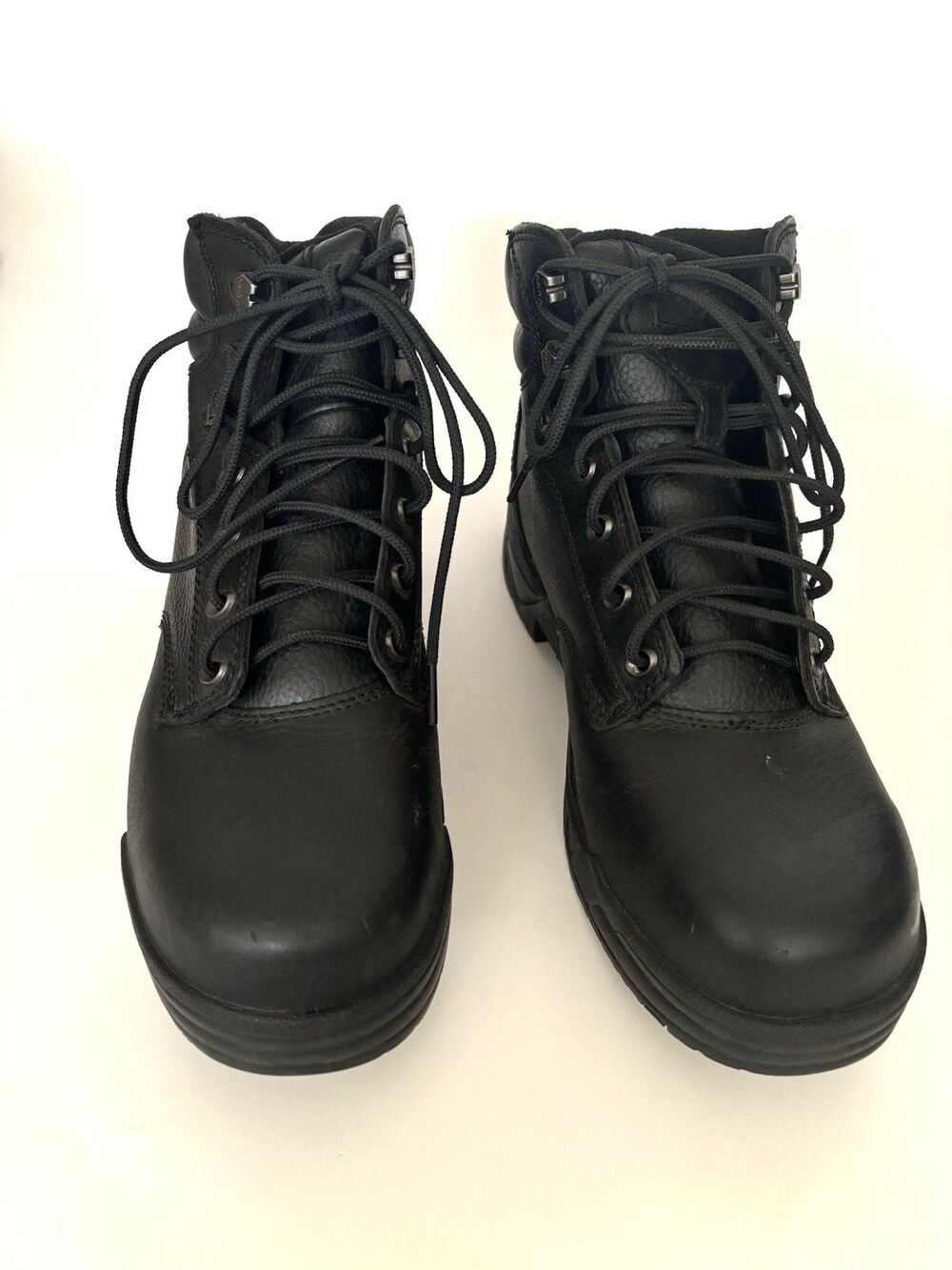 Hawx Enforcer Comp Toe Work Boots Black Men's Size 10 D  Safety -Slip Resistant